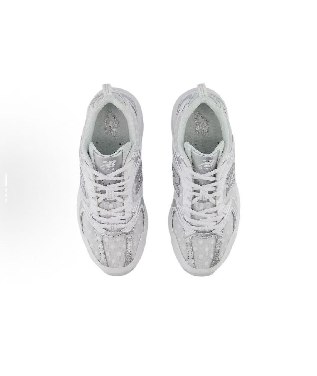 NEW BALANCE Белые текстильные низкие кроссовки / кеды, фото 5