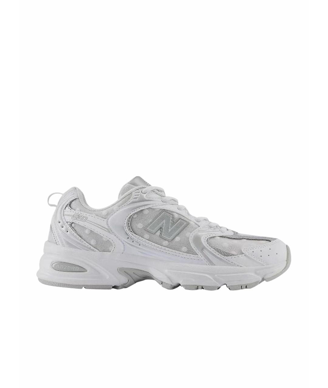 NEW BALANCE Белые текстильные низкие кроссовки / кеды, фото 1