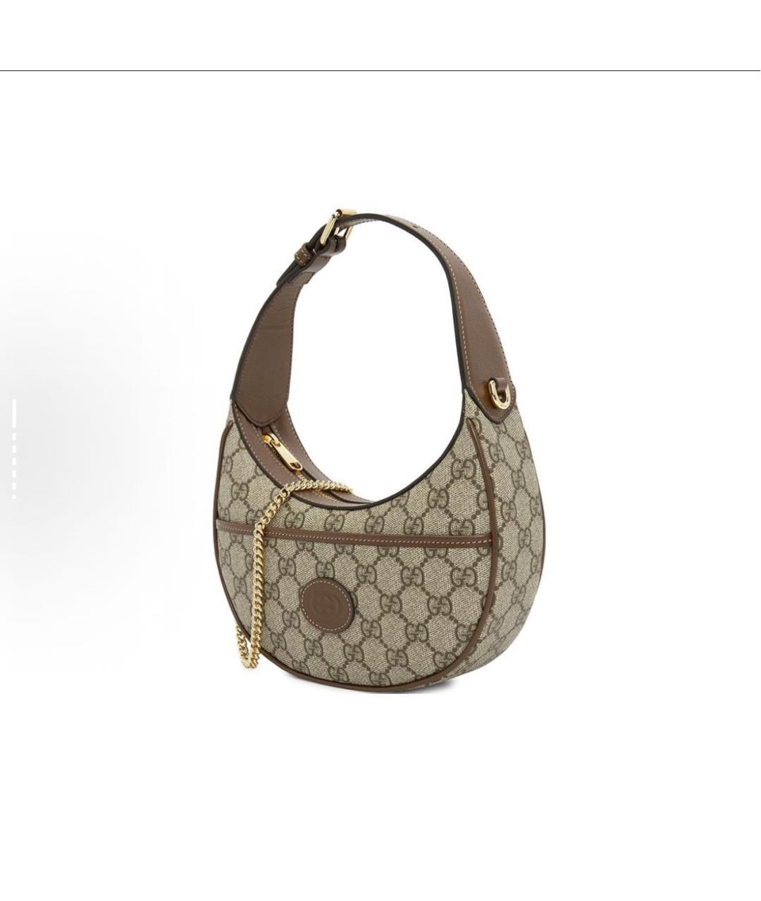 GUCCI Коричневая сумка через плечо, фото 3