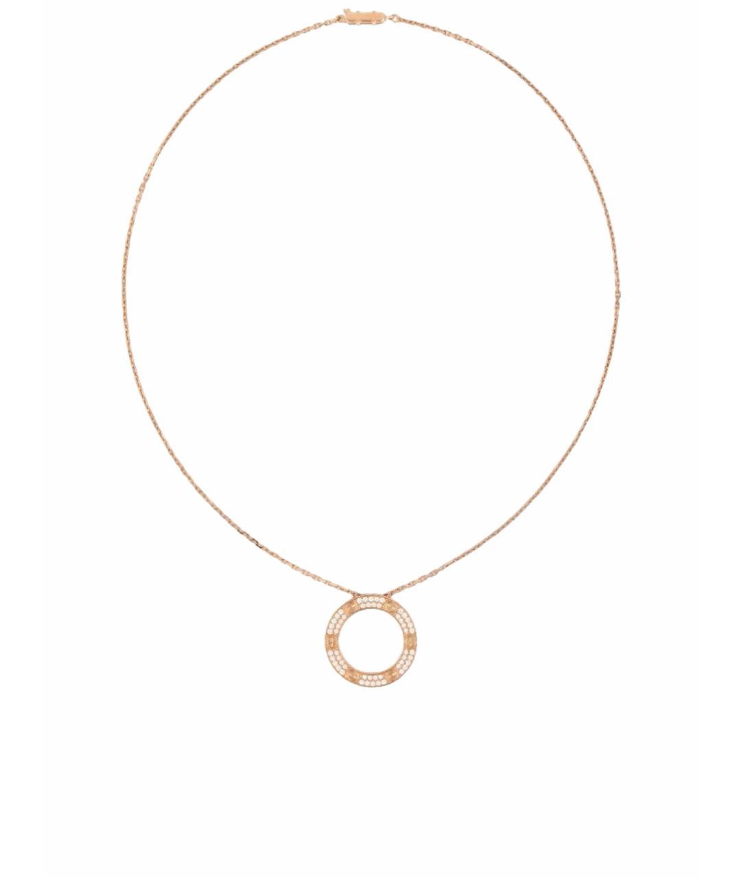 CARTIER Розовое колье из розового золота, фото 1