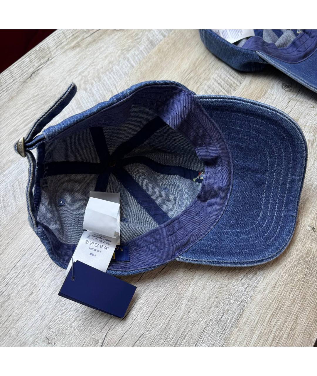RALPH LAUREN Синяя кепка/бейсболка, фото 6