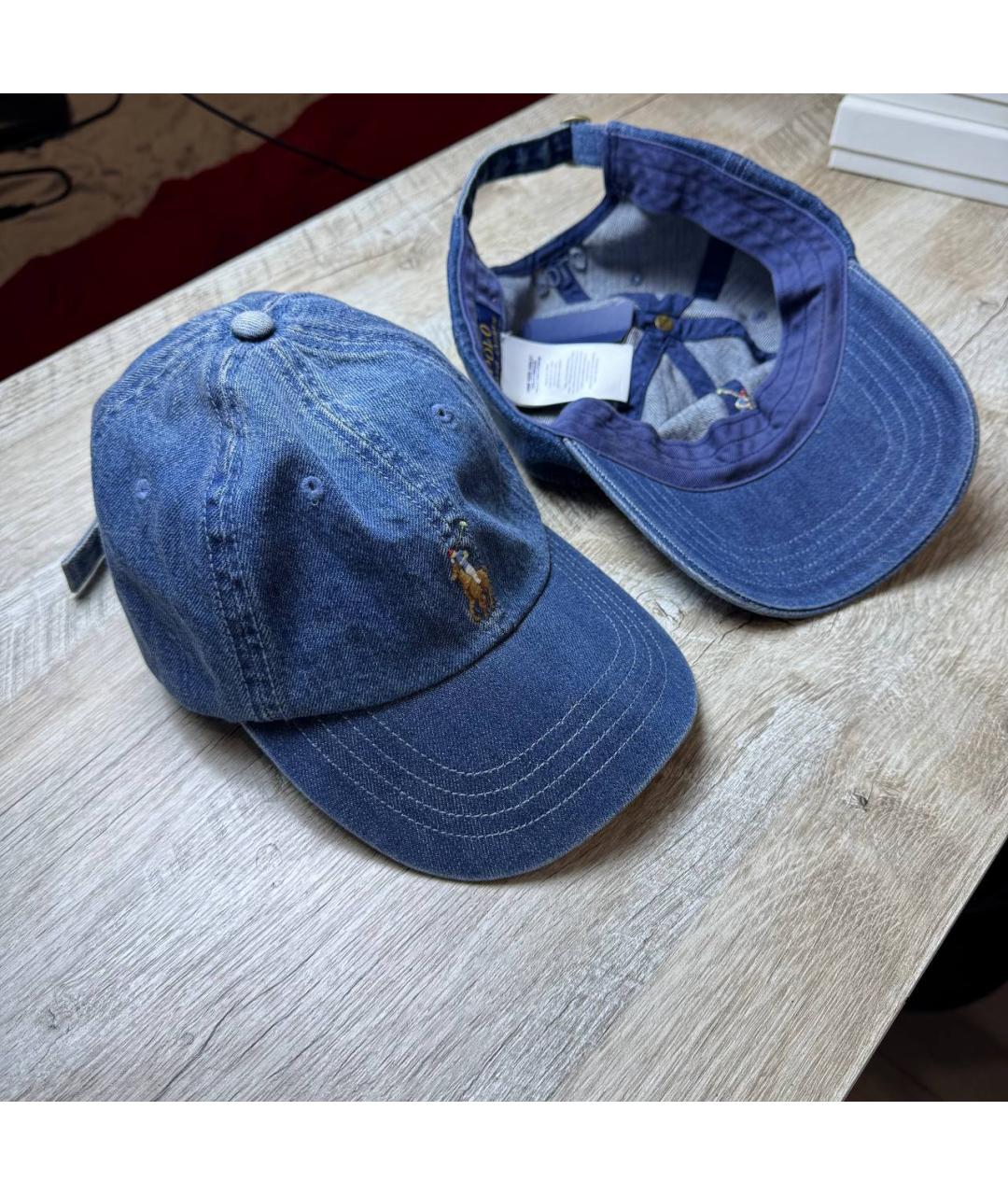 RALPH LAUREN Синяя кепка/бейсболка, фото 3