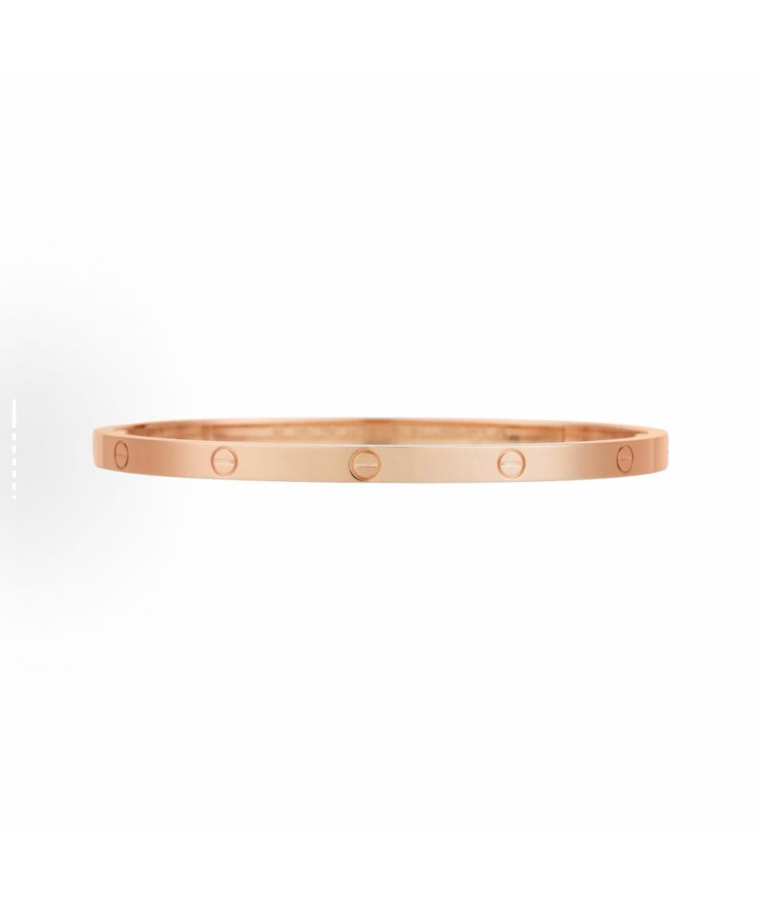 CARTIER Розовый браслет из розового золота, фото 2