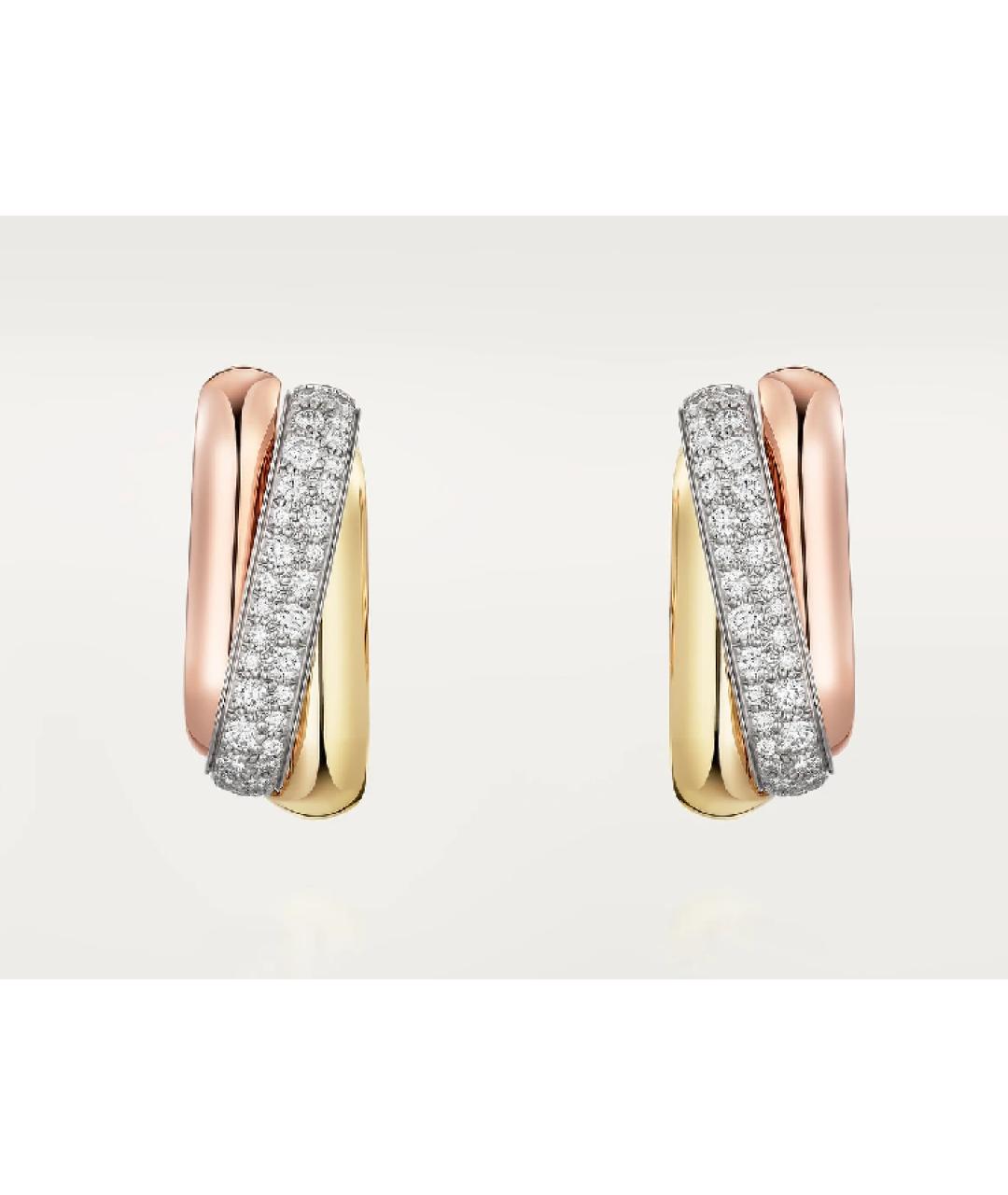 CARTIER Золотые серьги из желтого золота, фото 6