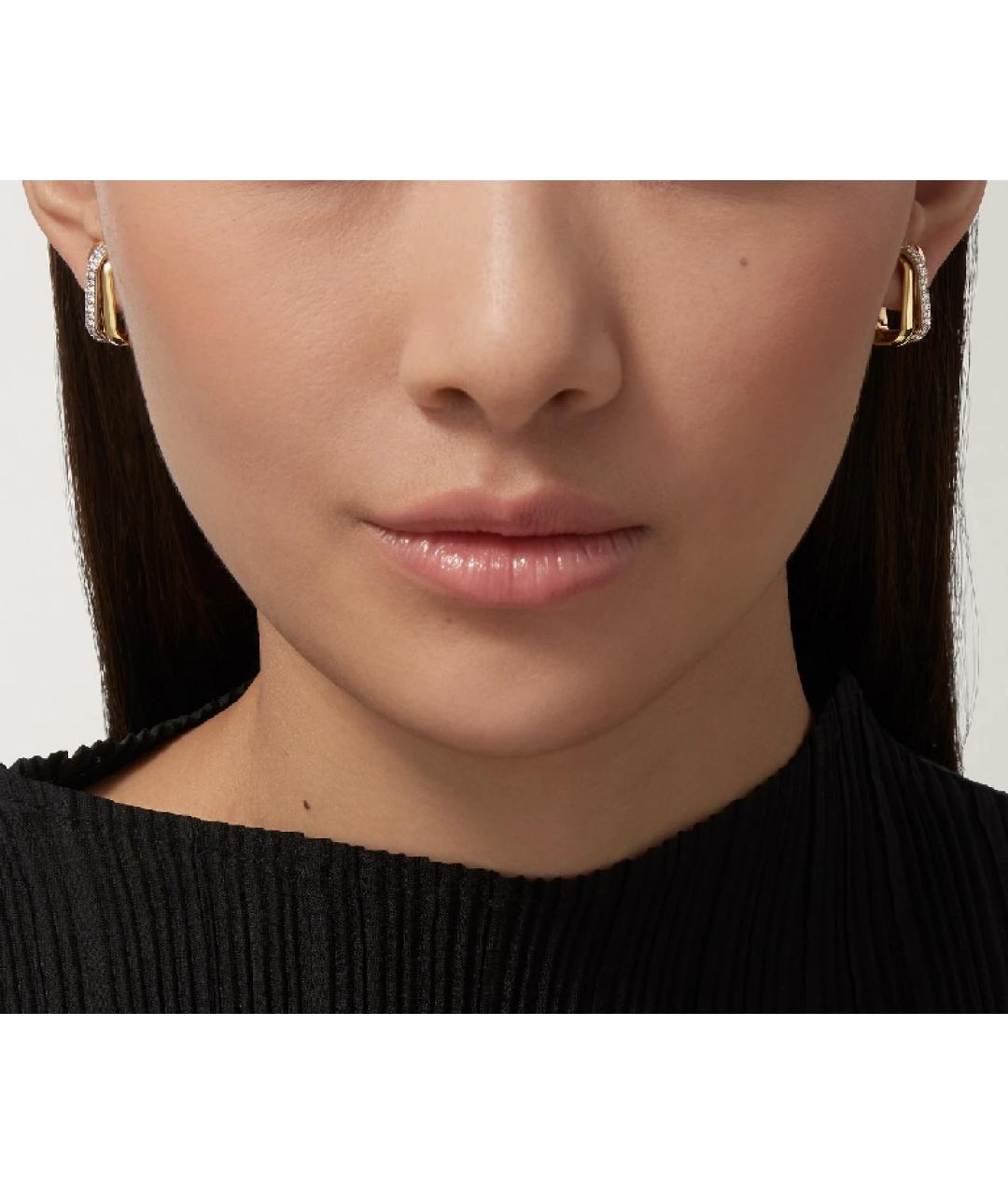 CARTIER Золотые серьги из желтого золота, фото 3