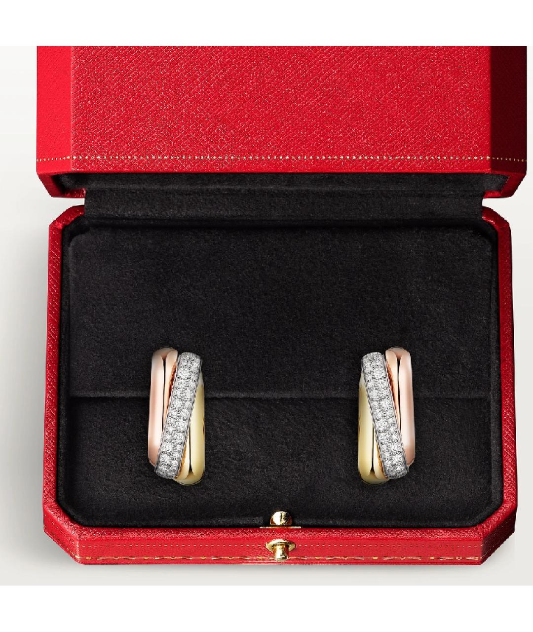 CARTIER Золотые серьги из желтого золота, фото 5