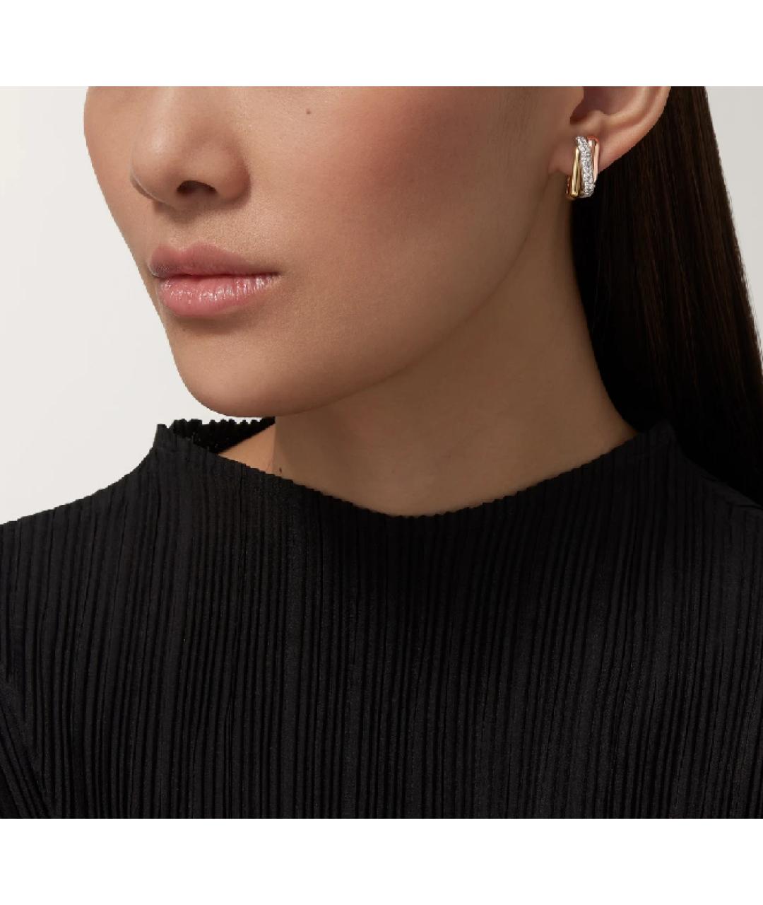 CARTIER Золотые серьги из желтого золота, фото 2