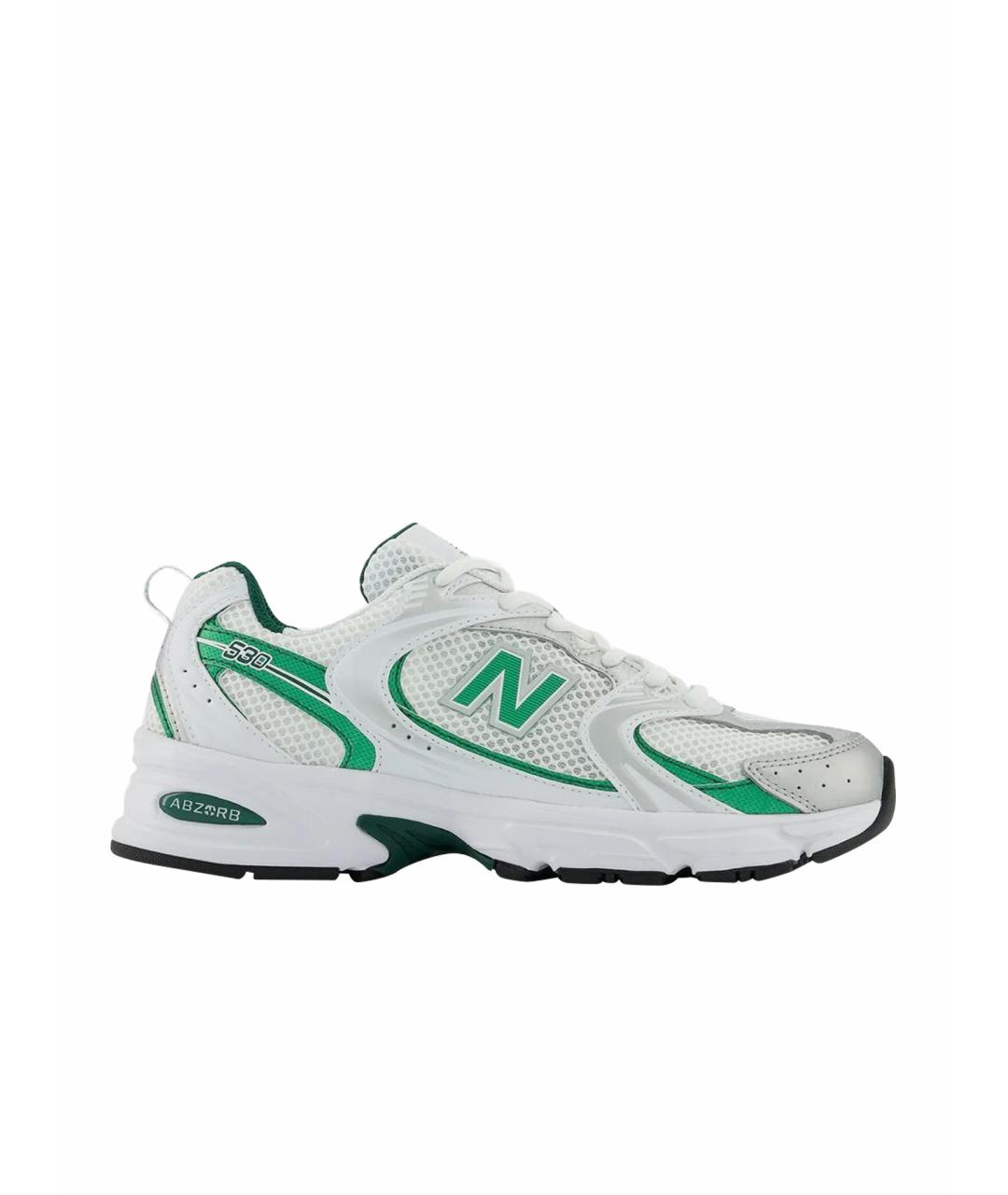 NEW BALANCE Белые кожаные кроссовки, фото 1