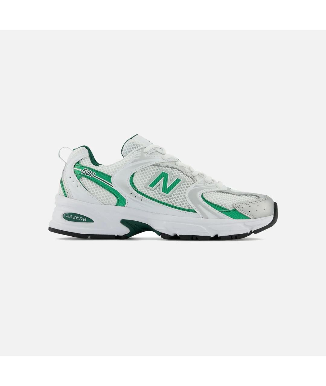 NEW BALANCE Белые кожаные кроссовки, фото 9