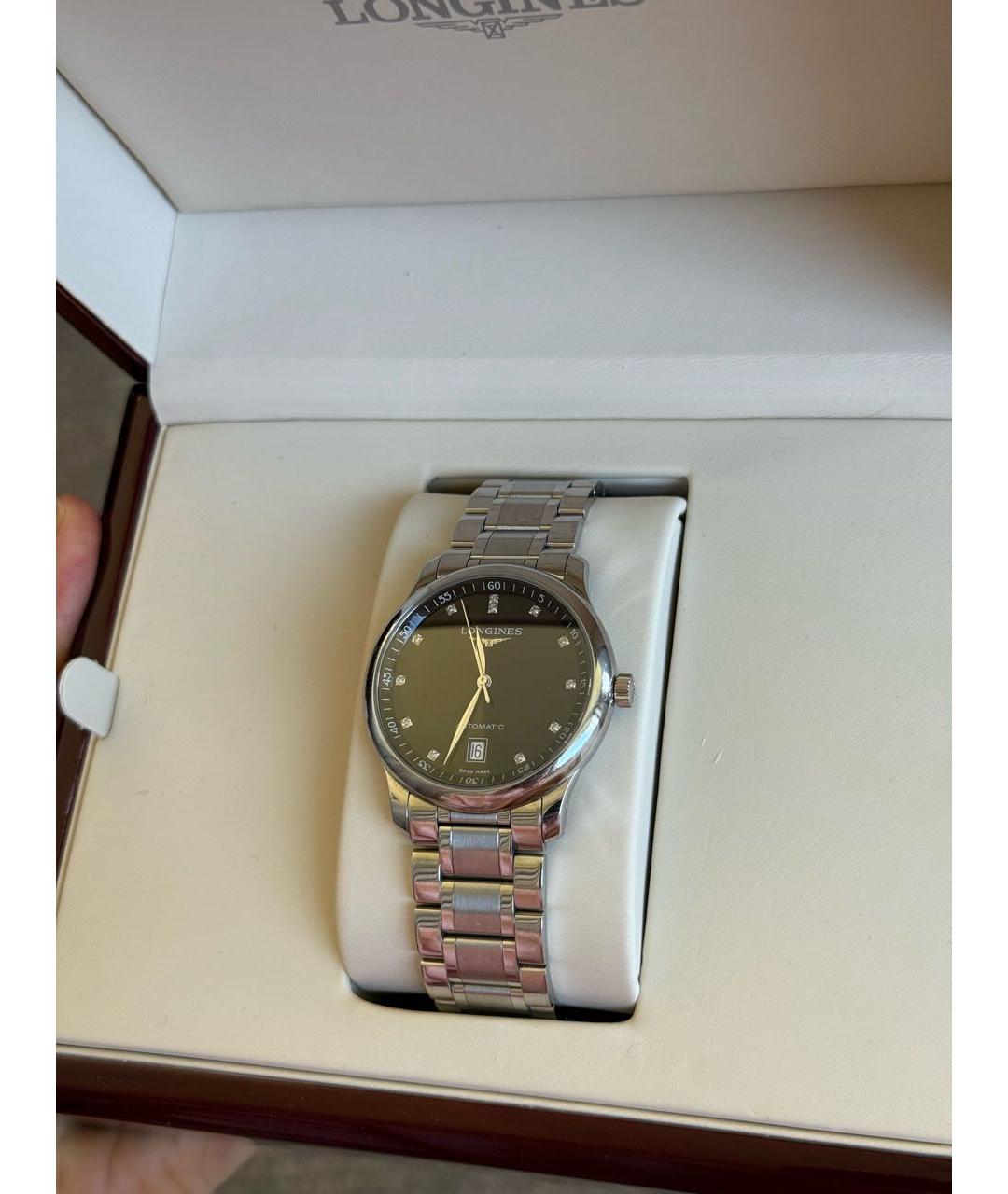 LONGINES Серые часы, фото 2
