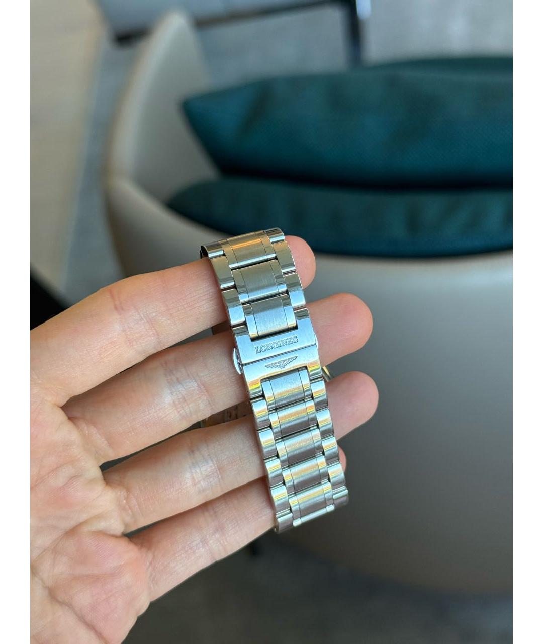 LONGINES Серые часы, фото 4