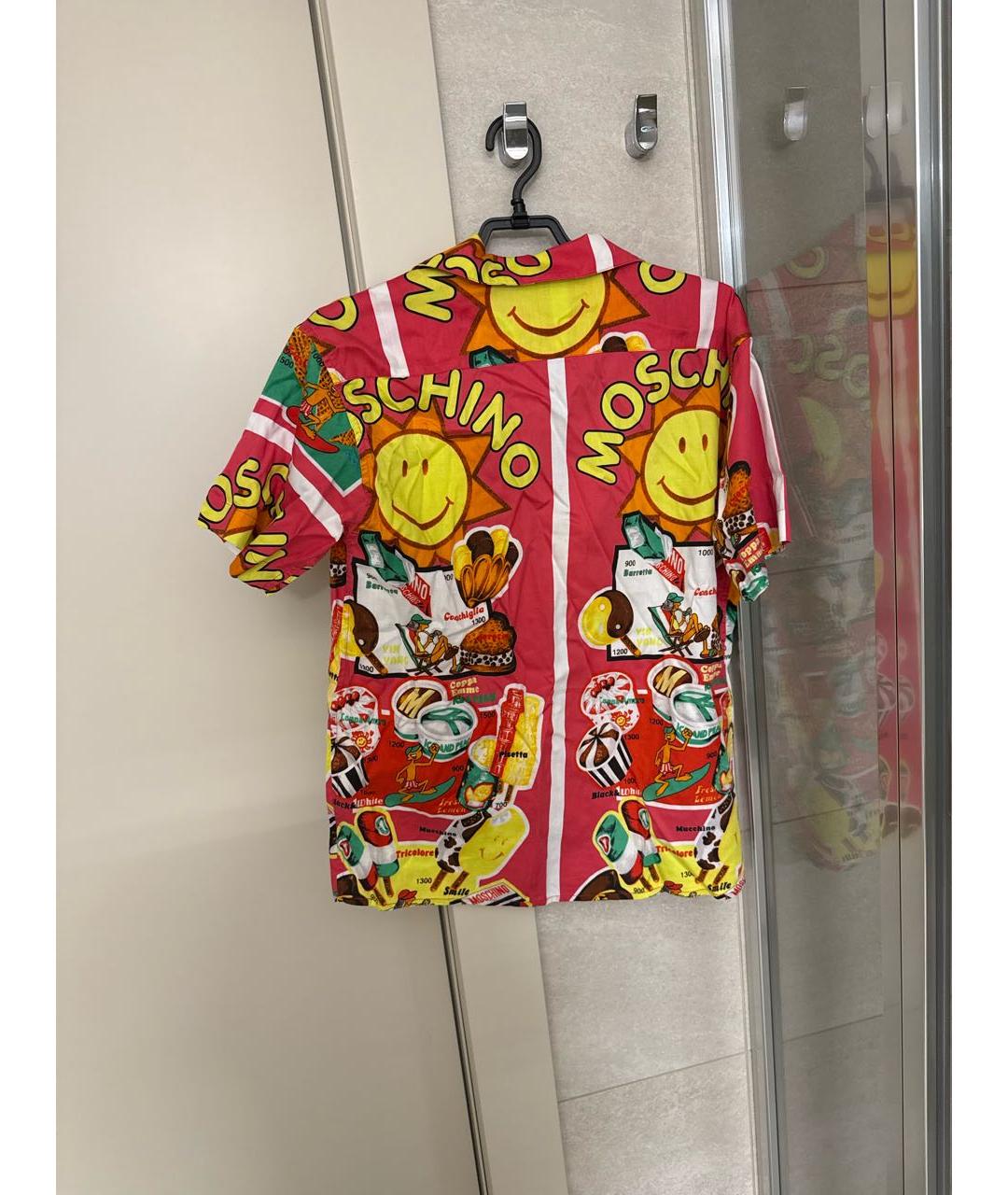 MOSCHINO Мульти хлопковая кэжуал рубашка, фото 2