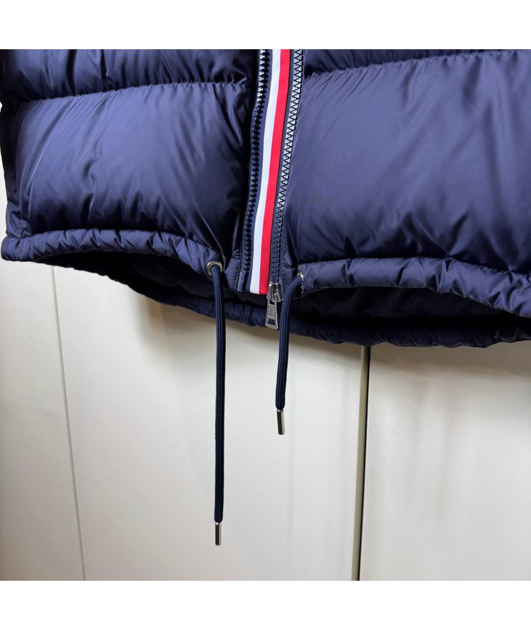 MONCLER Синий пуховик, фото 6