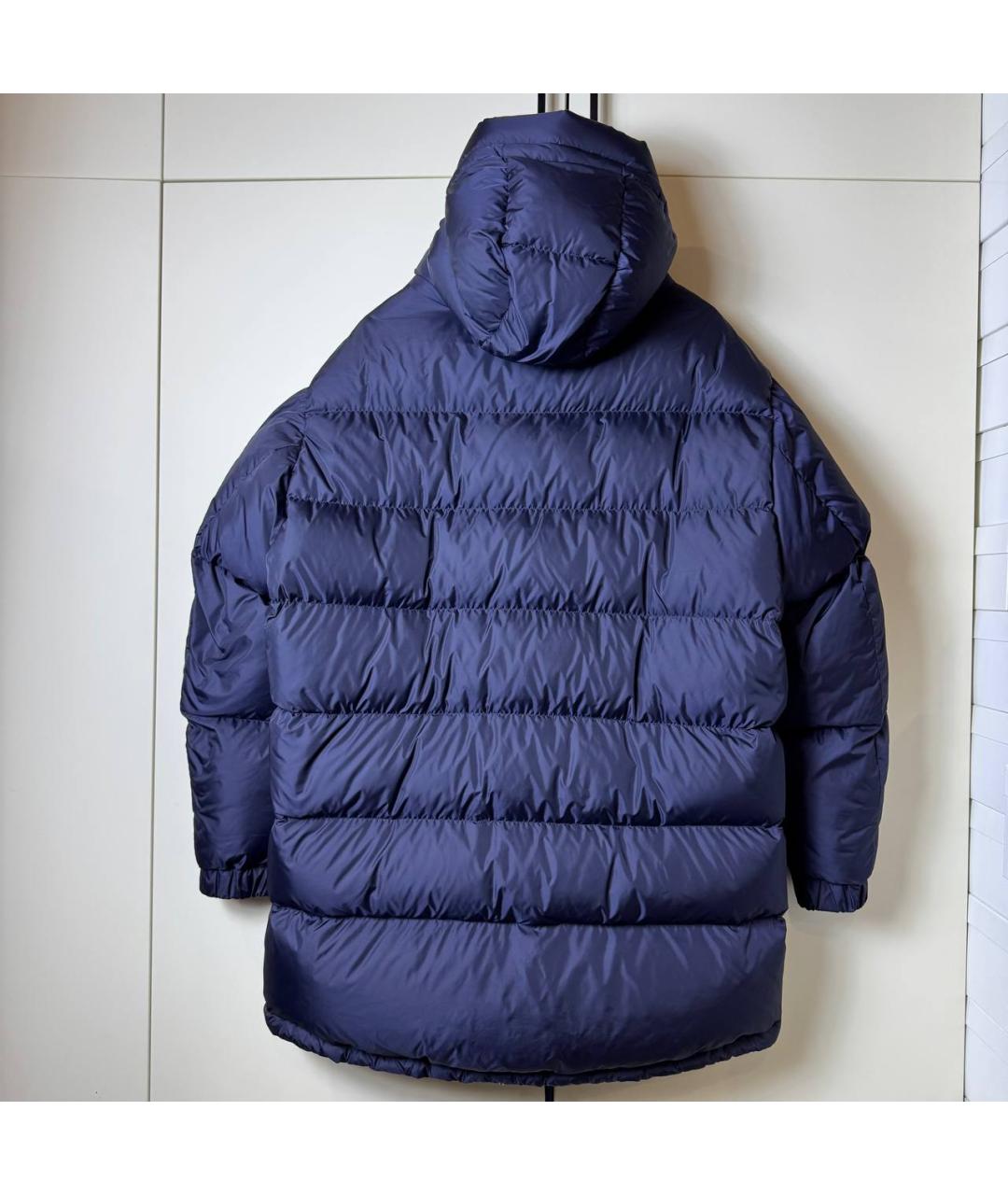 MONCLER Синий пуховик, фото 4
