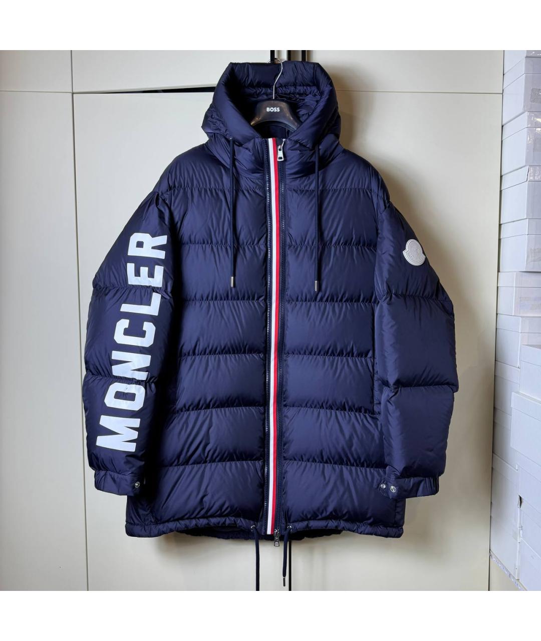 MONCLER Синяя парка, фото 10