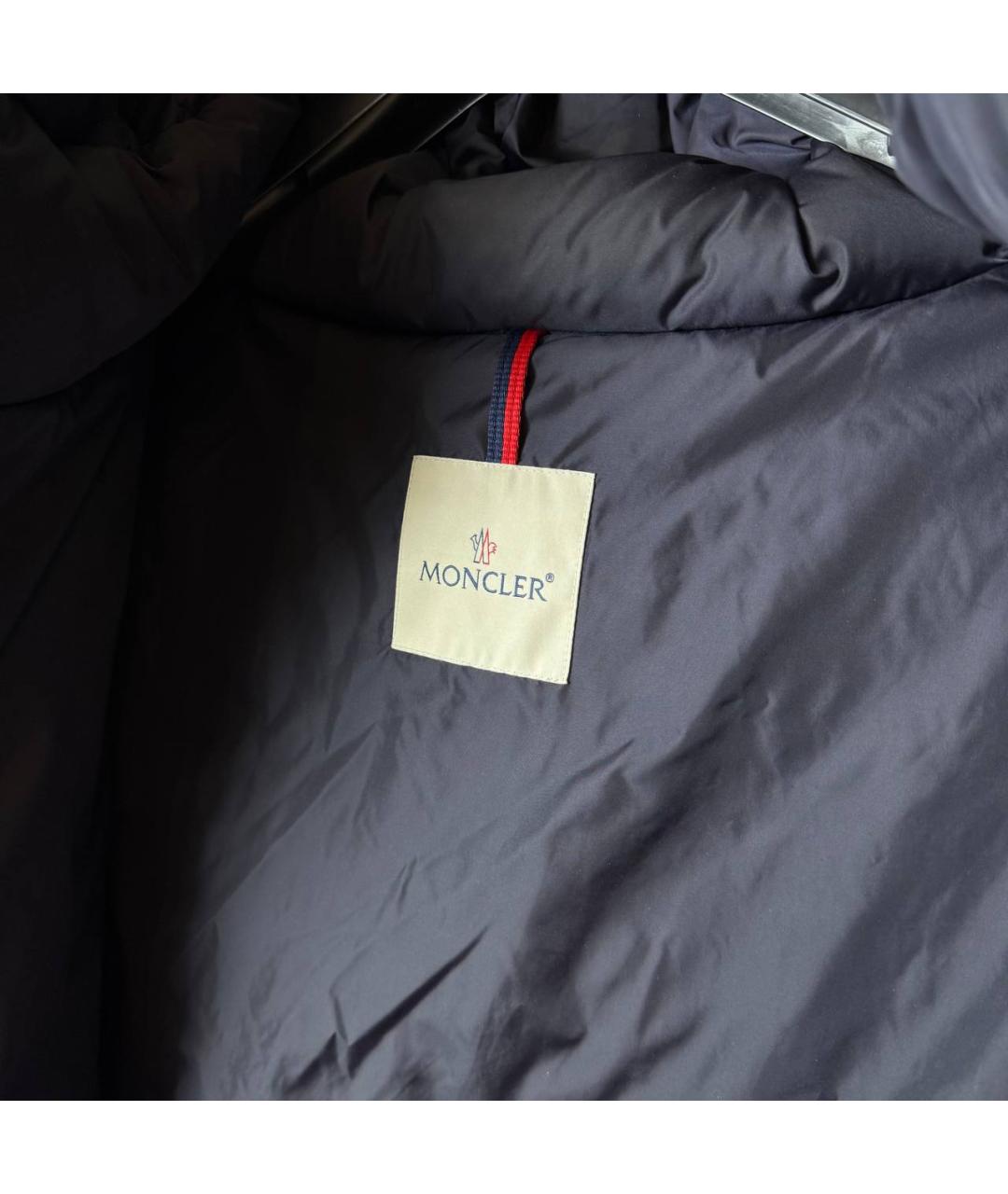 MONCLER Синяя парка, фото 9