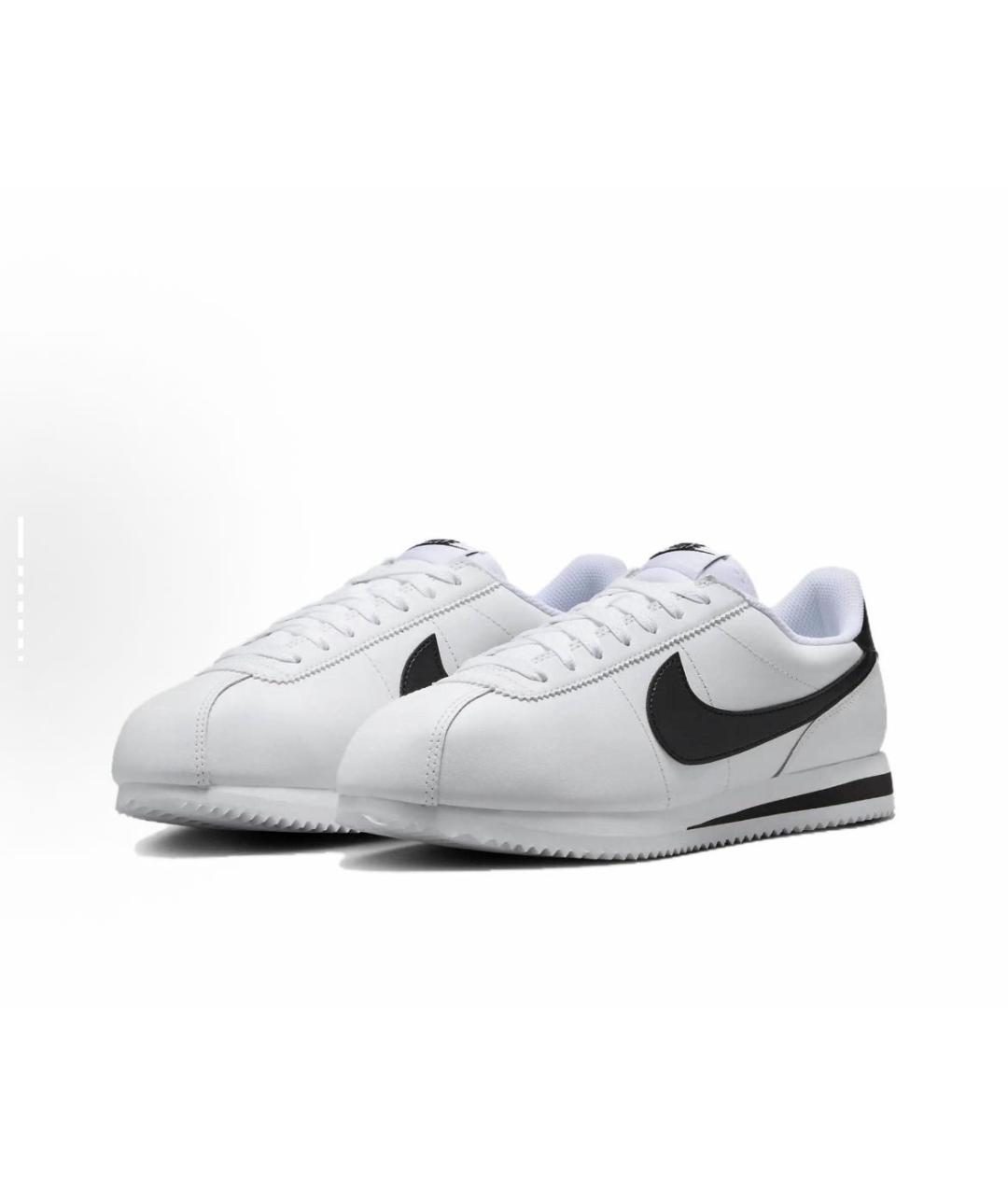 NIKE Белые кожаные кроссовки, фото 3