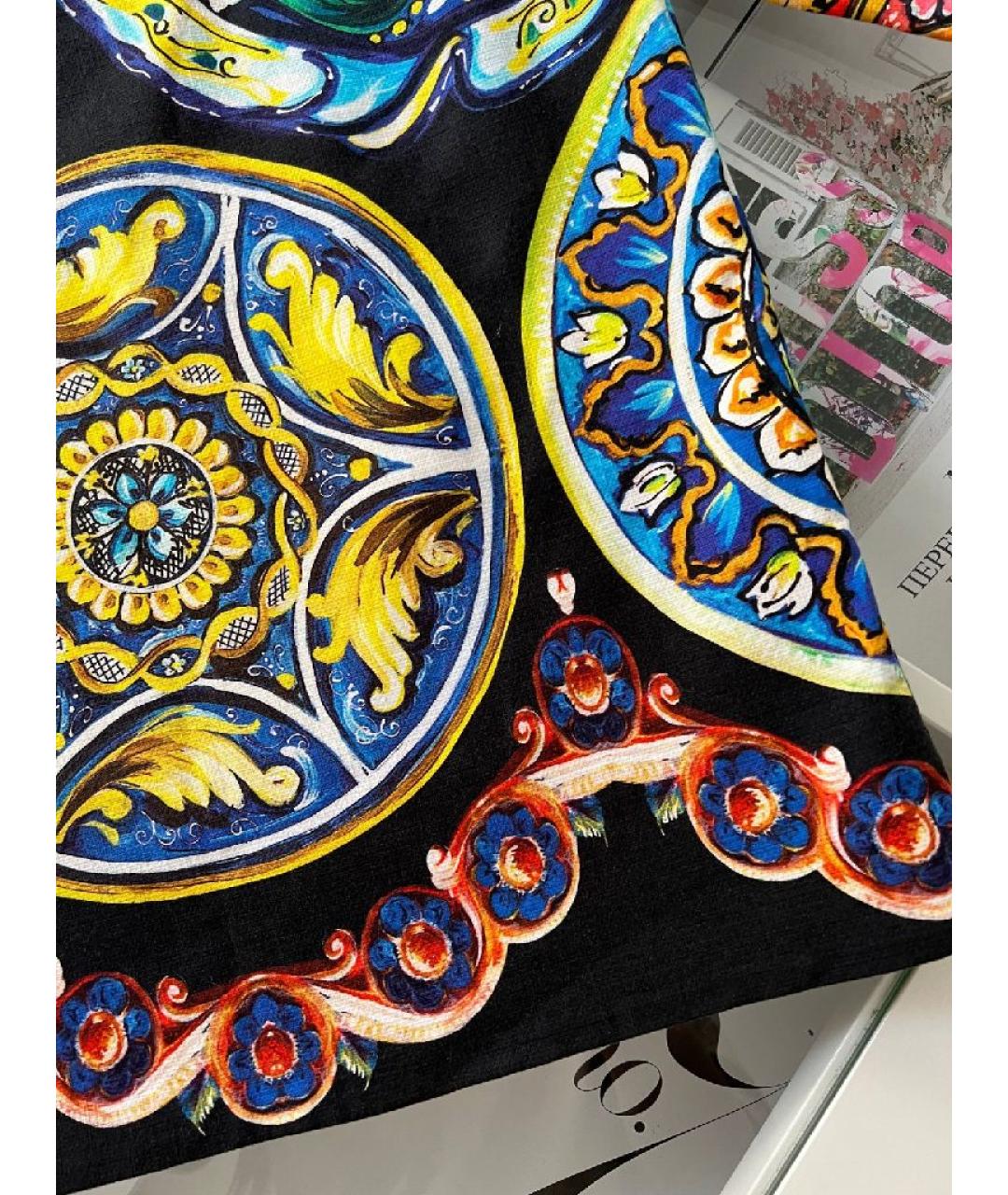 DOLCE&GABBANA Мульти хлопковая футболка, фото 4