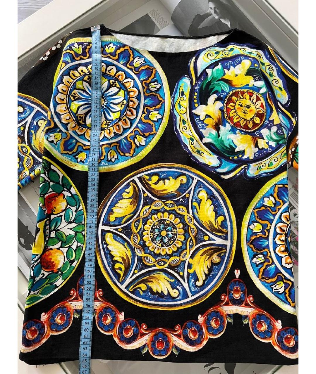 DOLCE&GABBANA Мульти хлопковая футболка, фото 6