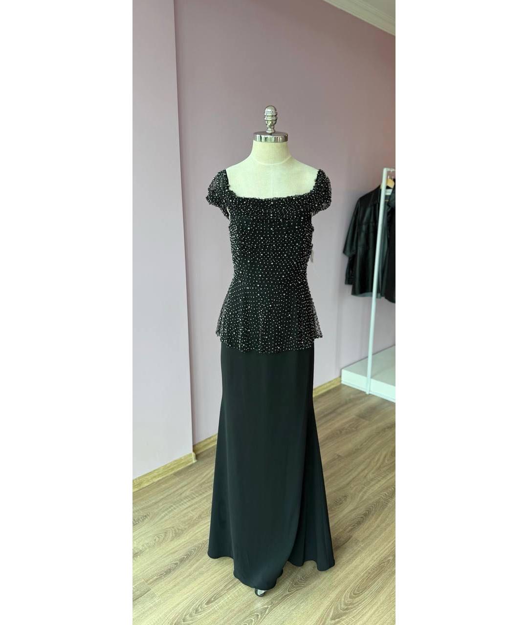 BADGLEY MISCHKA Черное полиэстеровое вечернее платье, фото 9