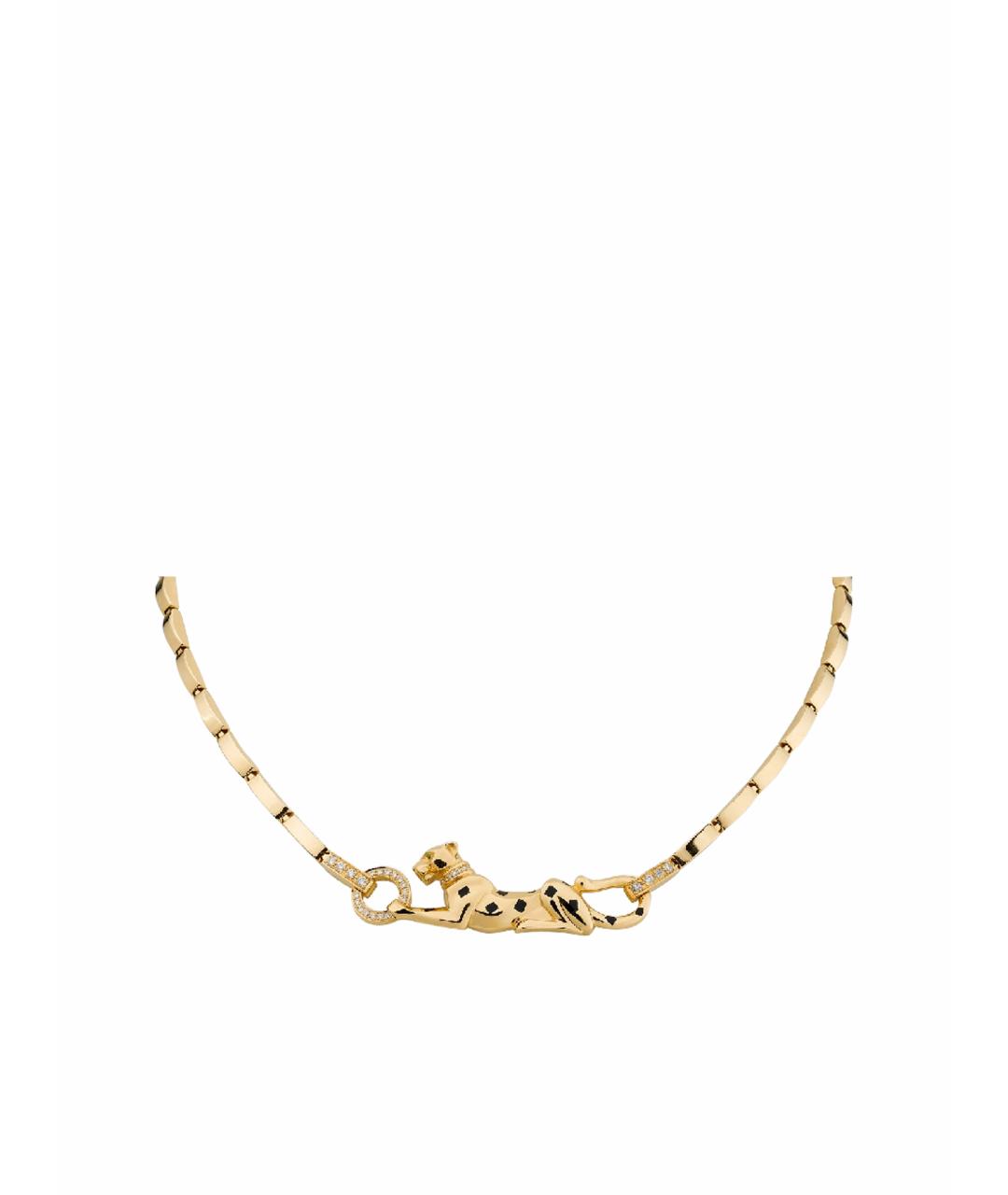 CARTIER Золотое колье из желтого золота, фото 1