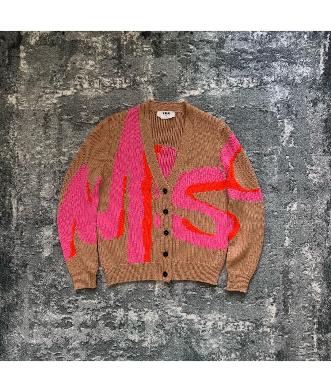 MSGM Мульти шерстяной кардиган, фото 9