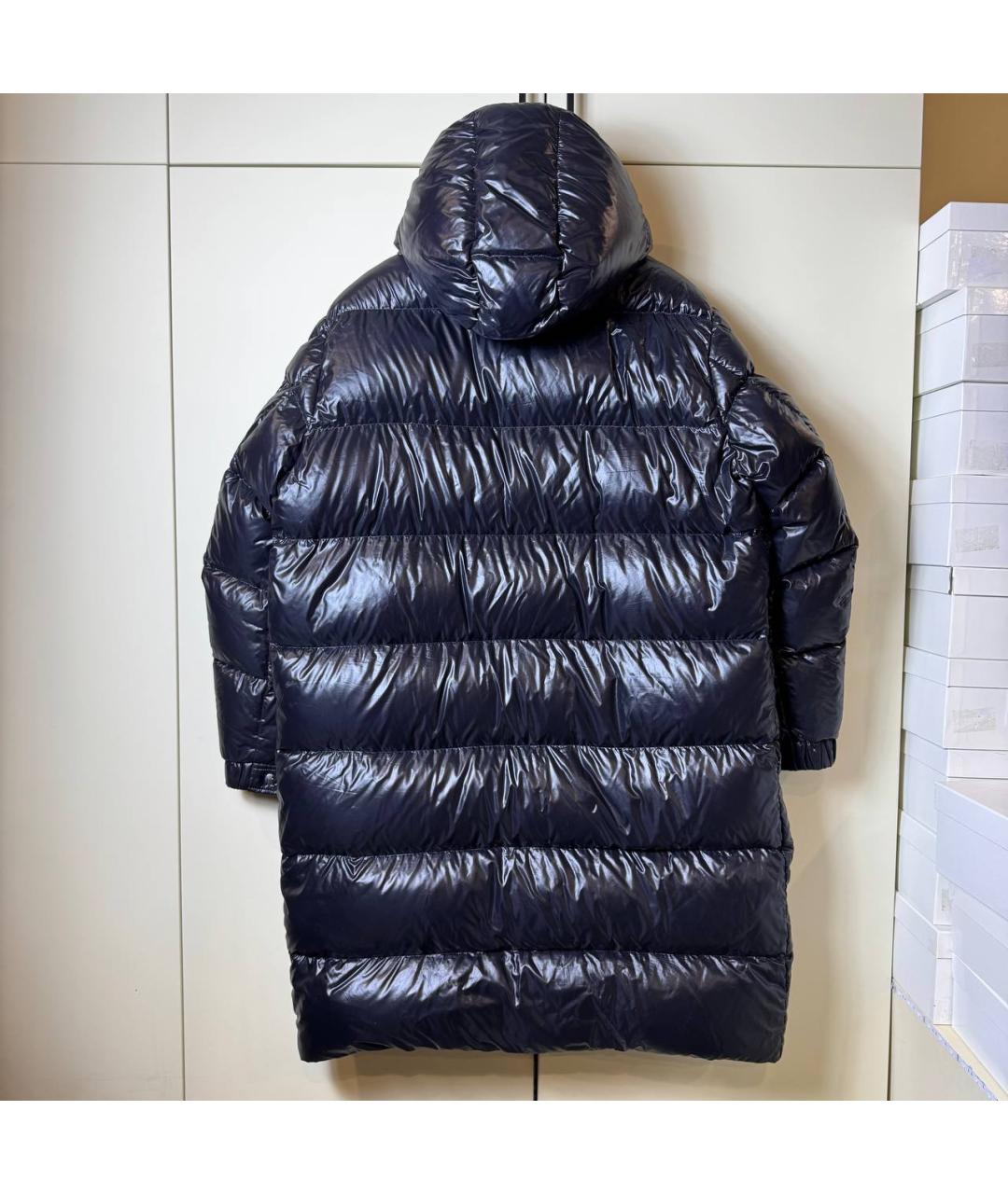 MONCLER Черный пуховик, фото 6