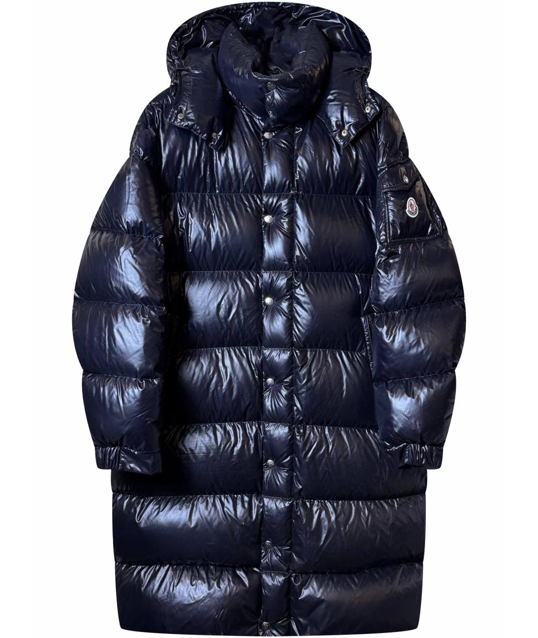 MONCLER Черный пуховик, фото 1