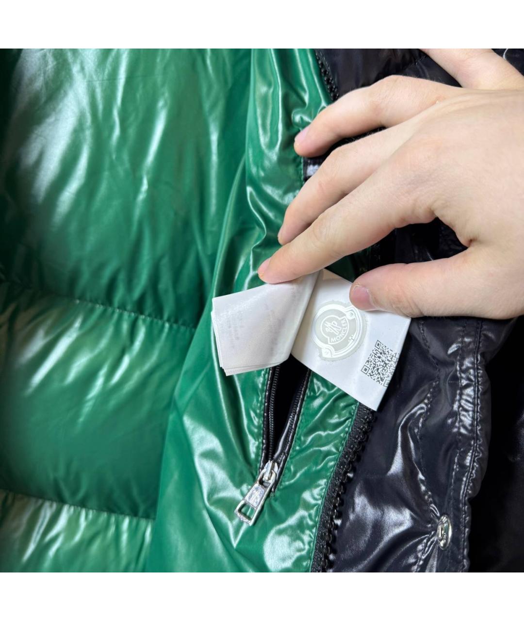 MONCLER Черная парка, фото 9