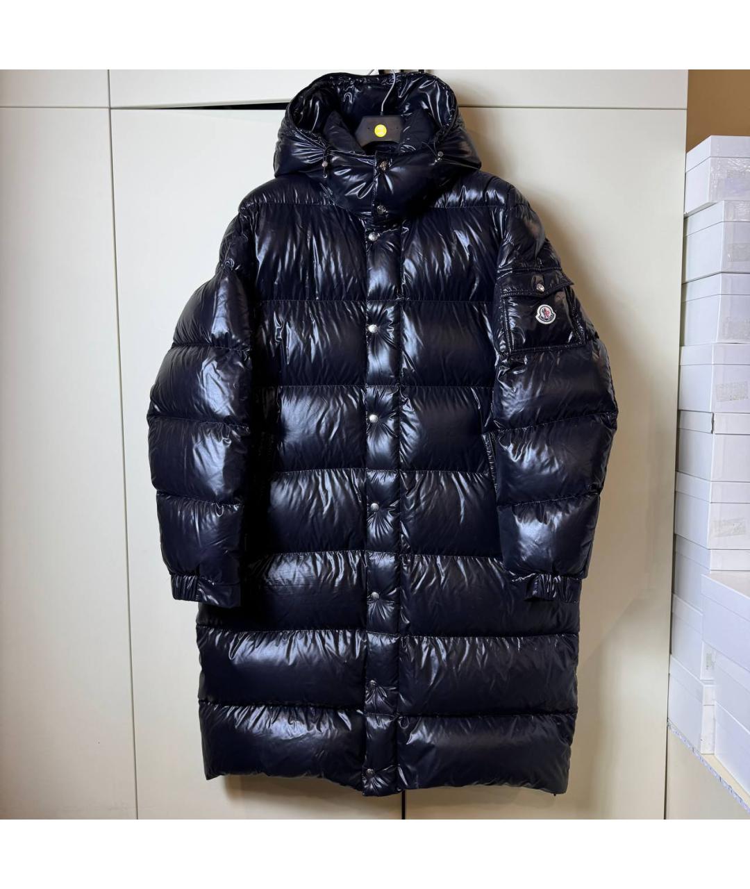 MONCLER Черная парка, фото 5