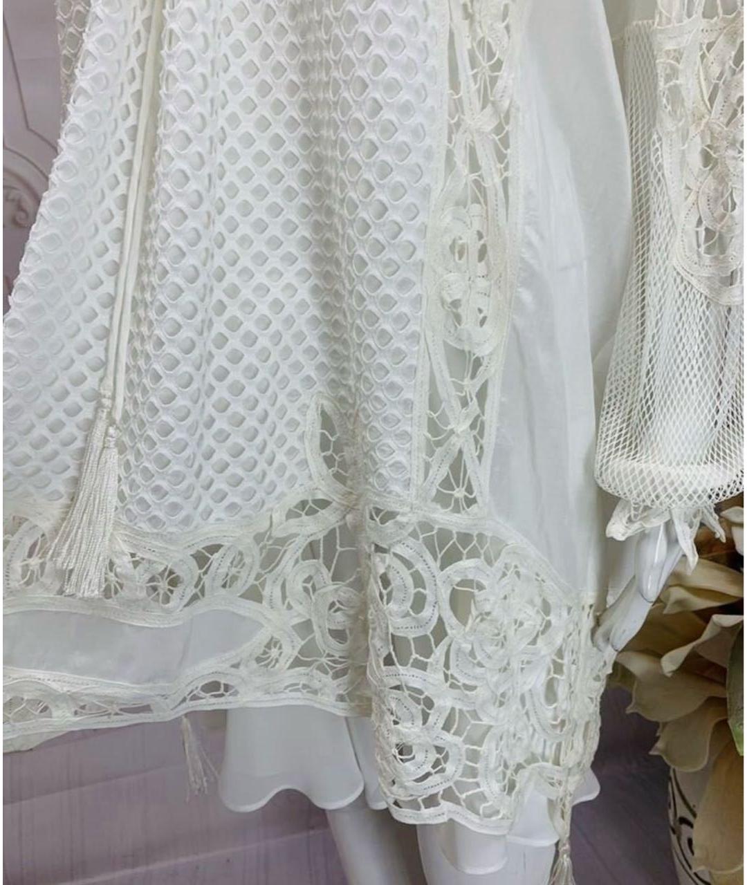 TWIN-SET Белое платье, фото 4
