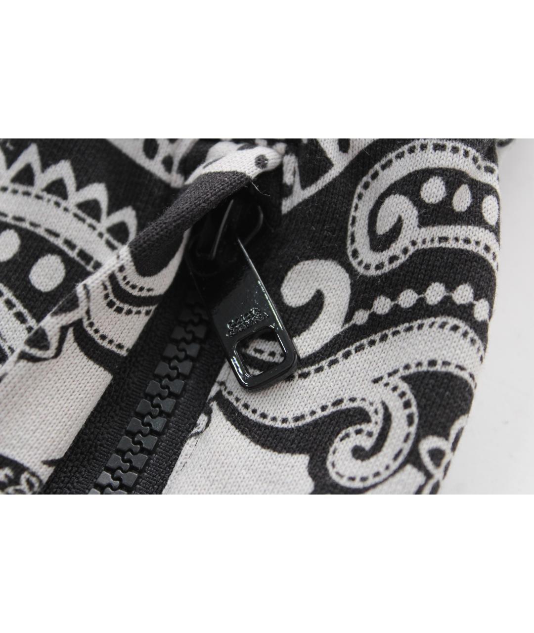 DOLCE&GABBANA Черные хлопко-эластановые повседневные брюки, фото 4