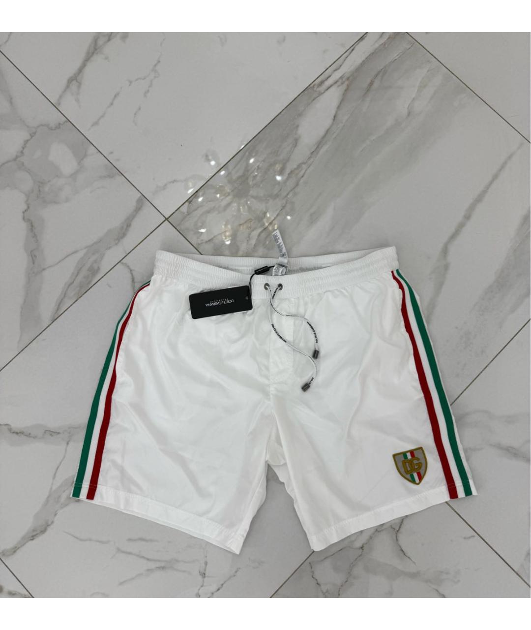 DOLCE&GABBANA Белые плавки, фото 5