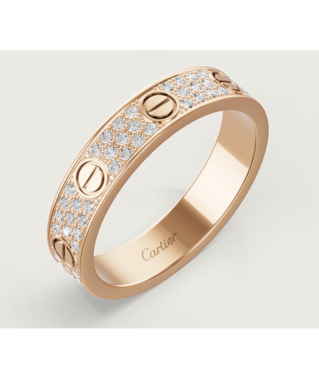 CARTIER Золотое кольцо из розового золота, фото 7