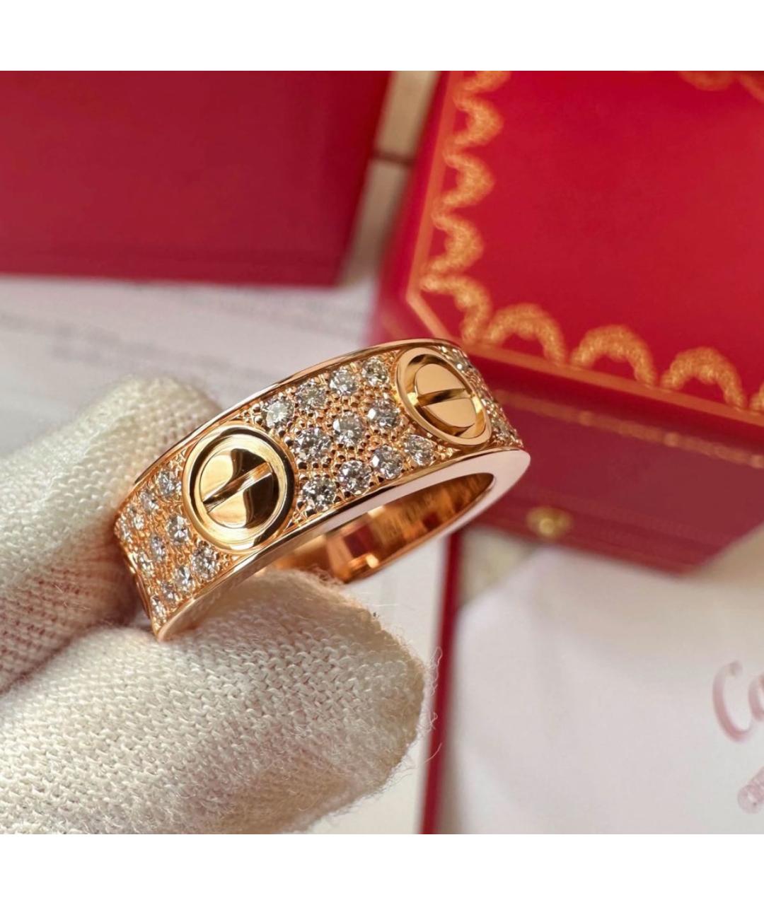 CARTIER Золотое кольцо из розового золота, фото 3