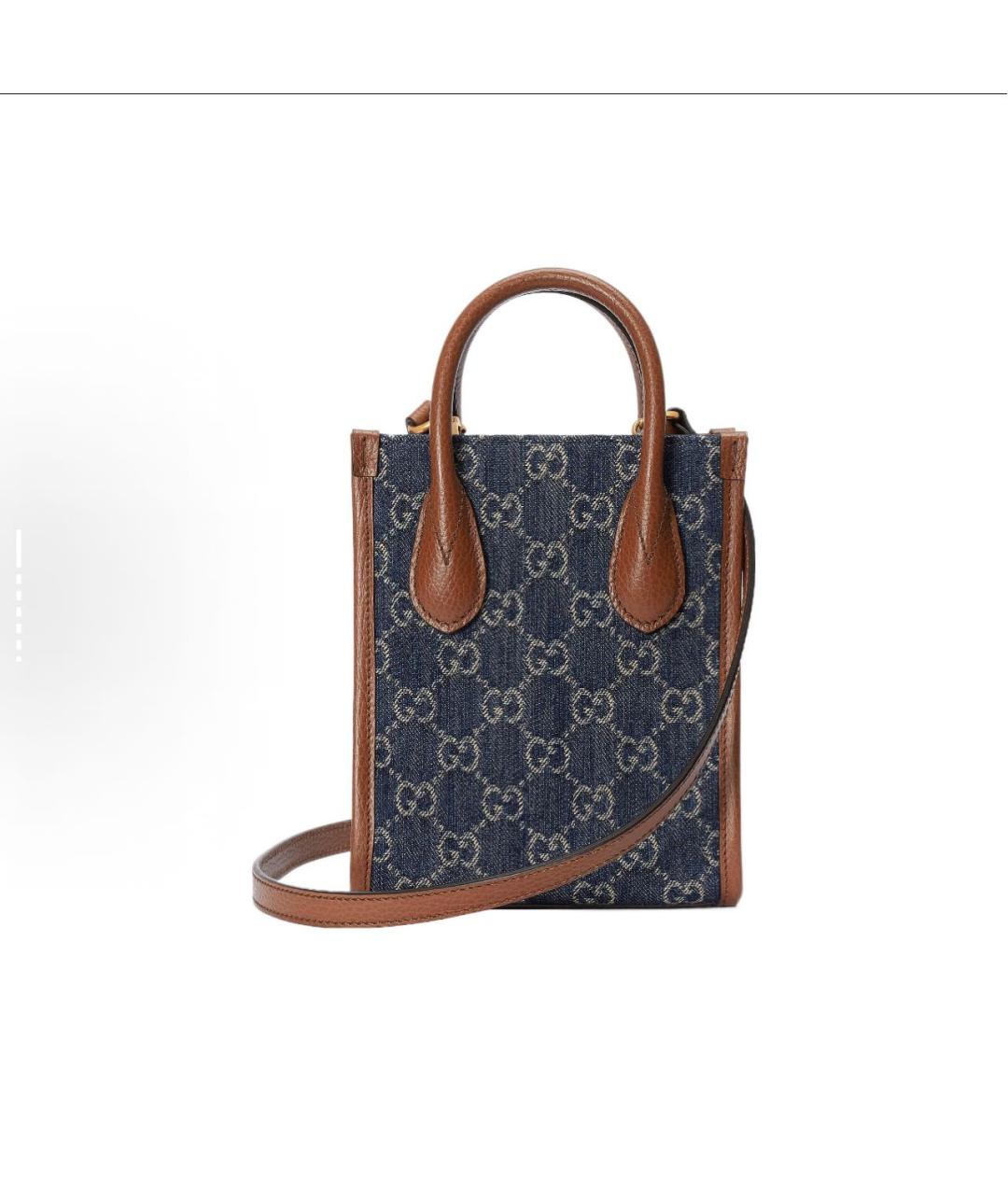 GUCCI Коричневая сумка с короткими ручками, фото 3