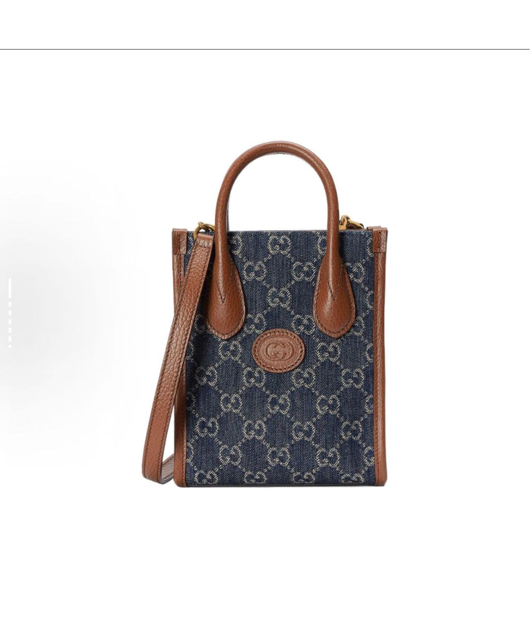 GUCCI Коричневая сумка с короткими ручками, фото 9