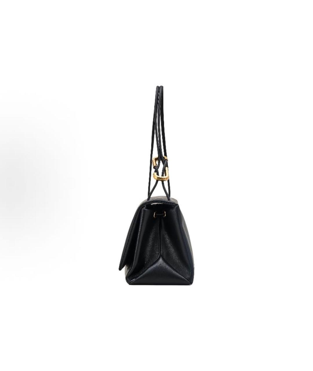MARC JACOBS Черная кожаная сумка с короткими ручками, фото 3