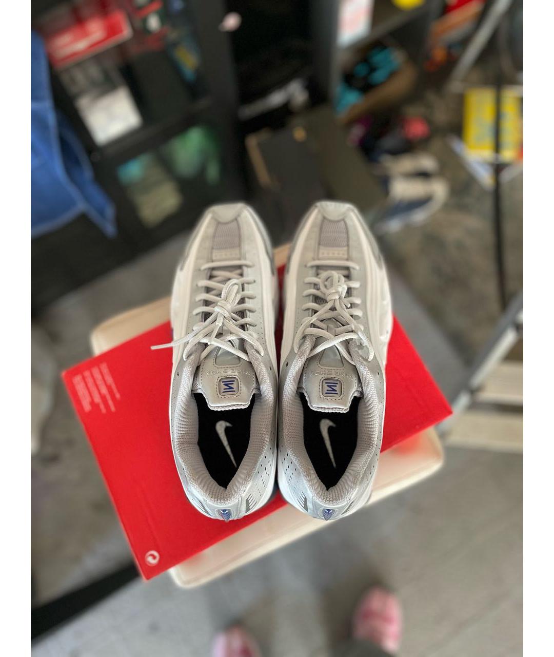 NIKE Белые низкие кроссовки / кеды из искусственной кожи, фото 3