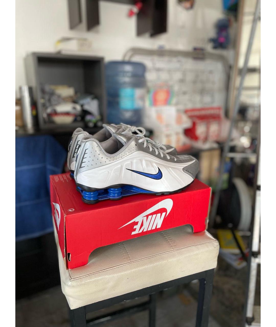 NIKE Белые низкие кроссовки / кеды из искусственной кожи, фото 6