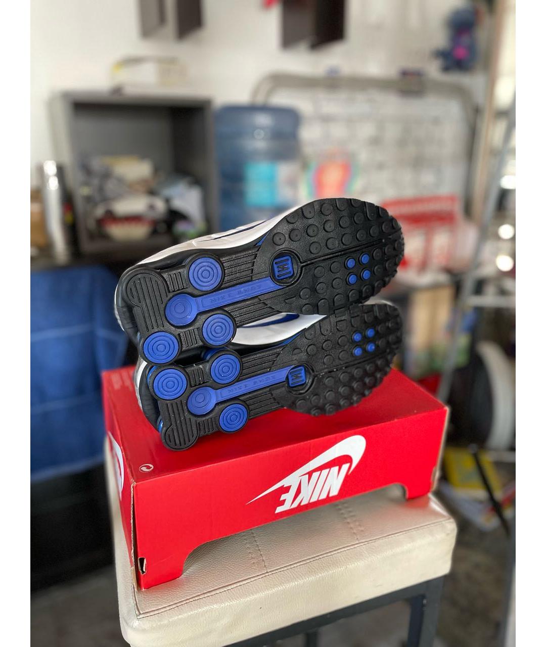 NIKE Белые низкие кроссовки / кеды из искусственной кожи, фото 5