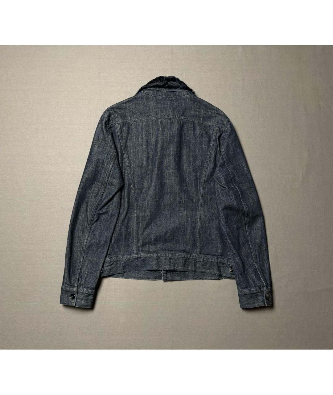 MAISON MARGIELA Темно-синяя деним куртка, фото 2
