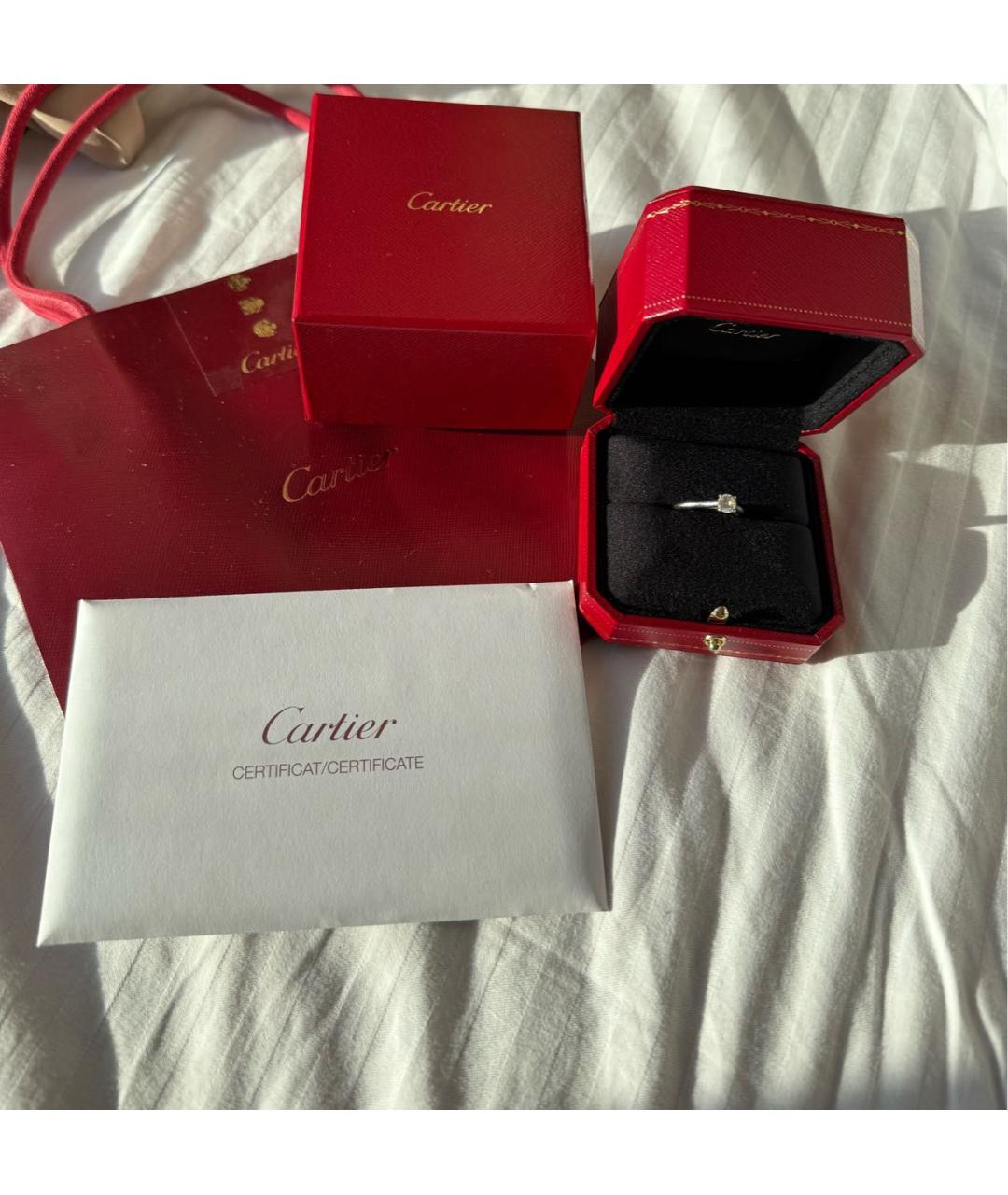 CARTIER Платиновое кольцо, фото 8