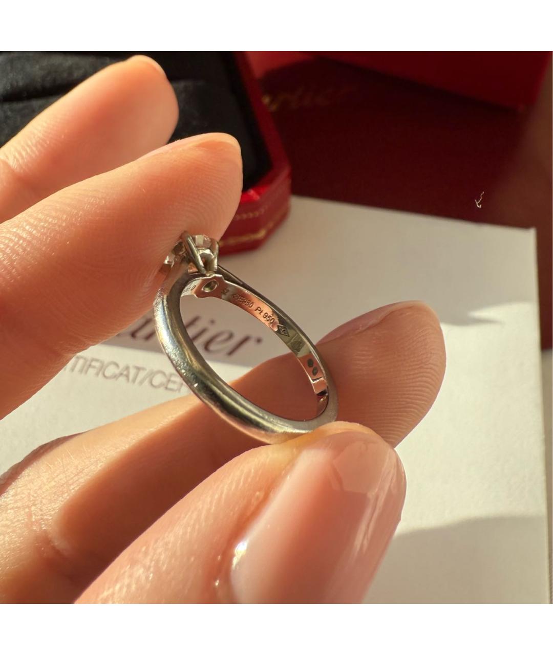 CARTIER Платиновое кольцо, фото 5