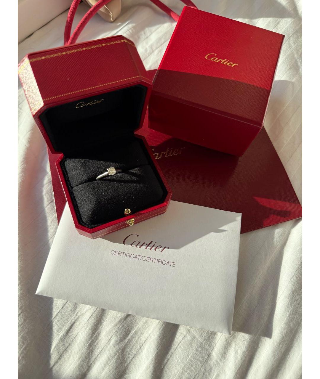 CARTIER Платиновое кольцо, фото 7