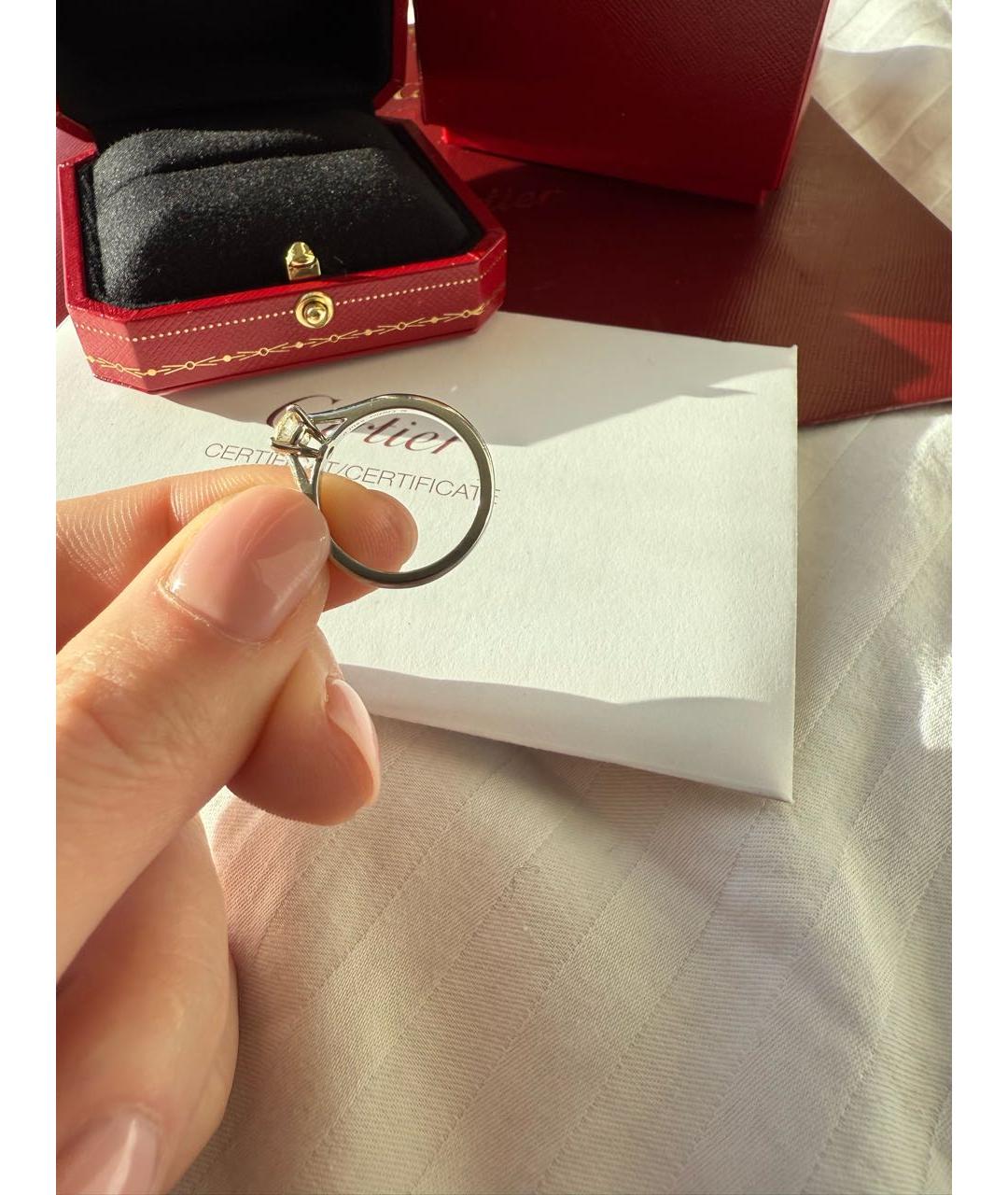 CARTIER Платиновое кольцо, фото 3
