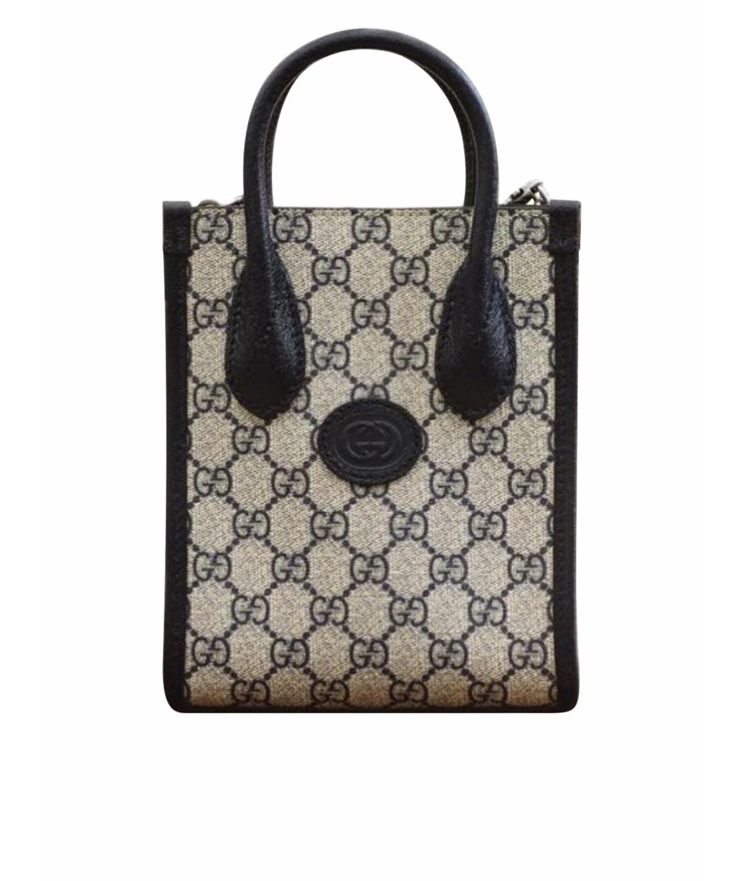 GUCCI Черная сумка тоут, фото 1
