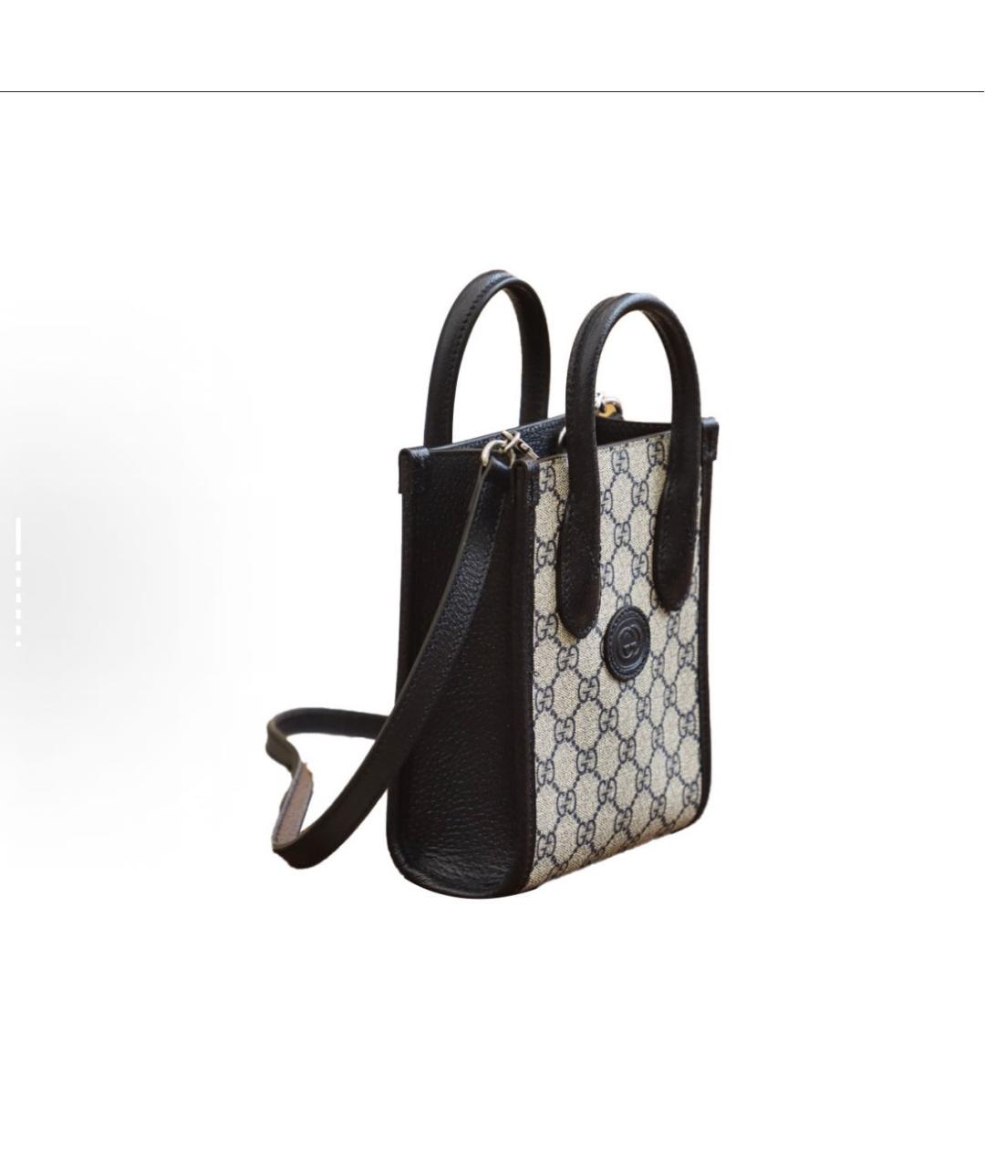 GUCCI Черная сумка тоут, фото 3