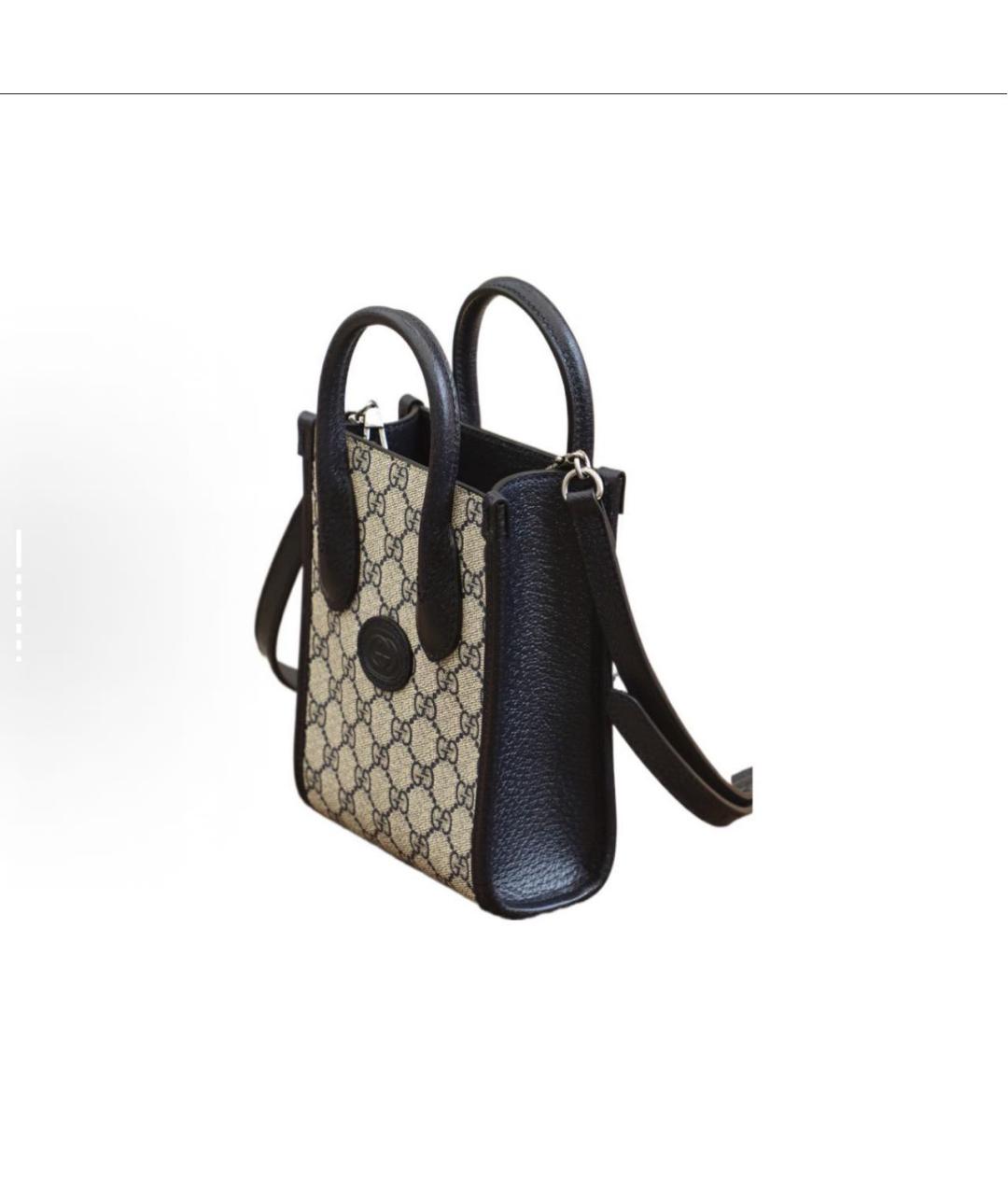 GUCCI Черная сумка тоут, фото 6