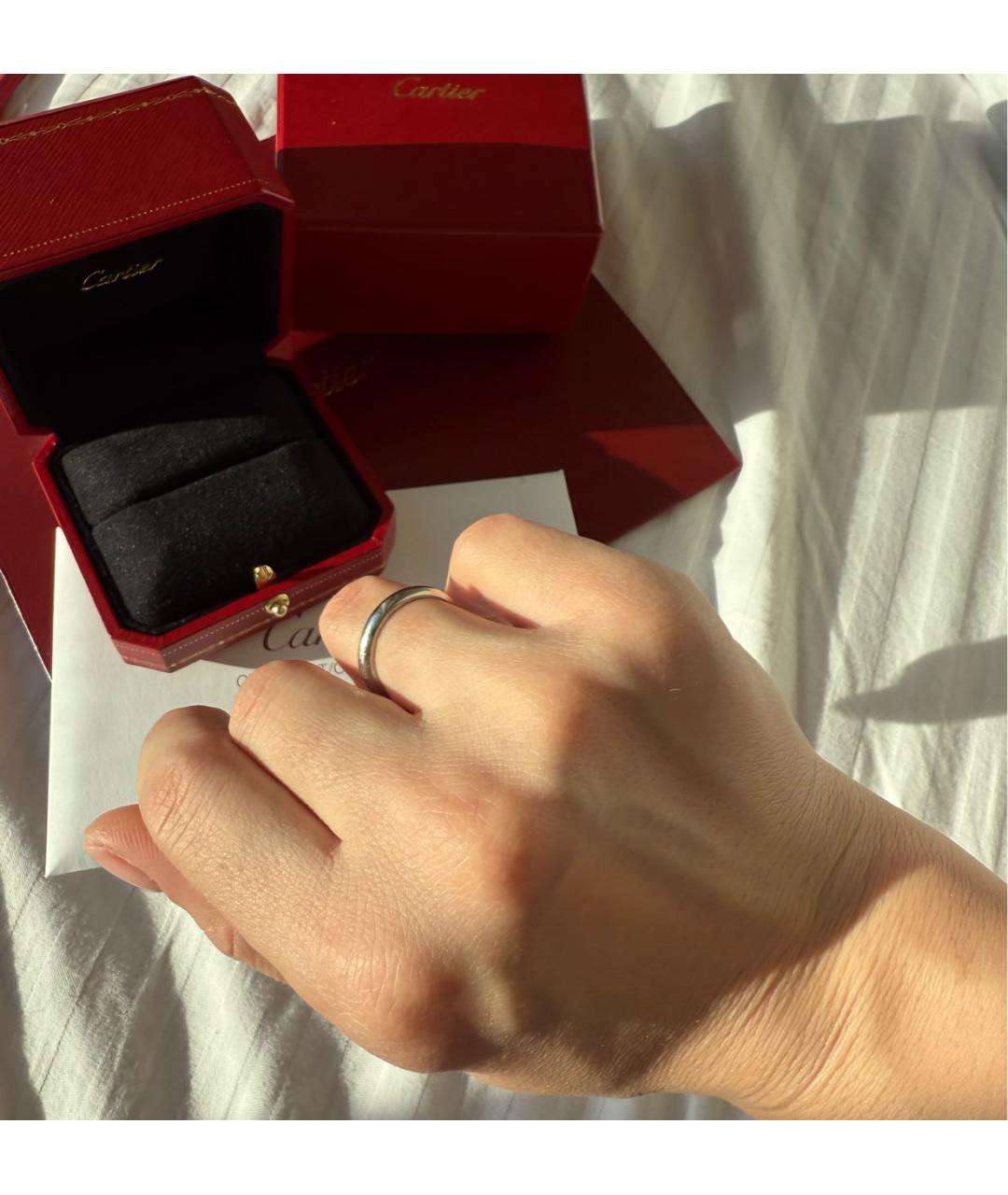 CARTIER Платиновое кольцо, фото 6